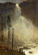Albert Bierstadt Nevada Falls France oil painting artist